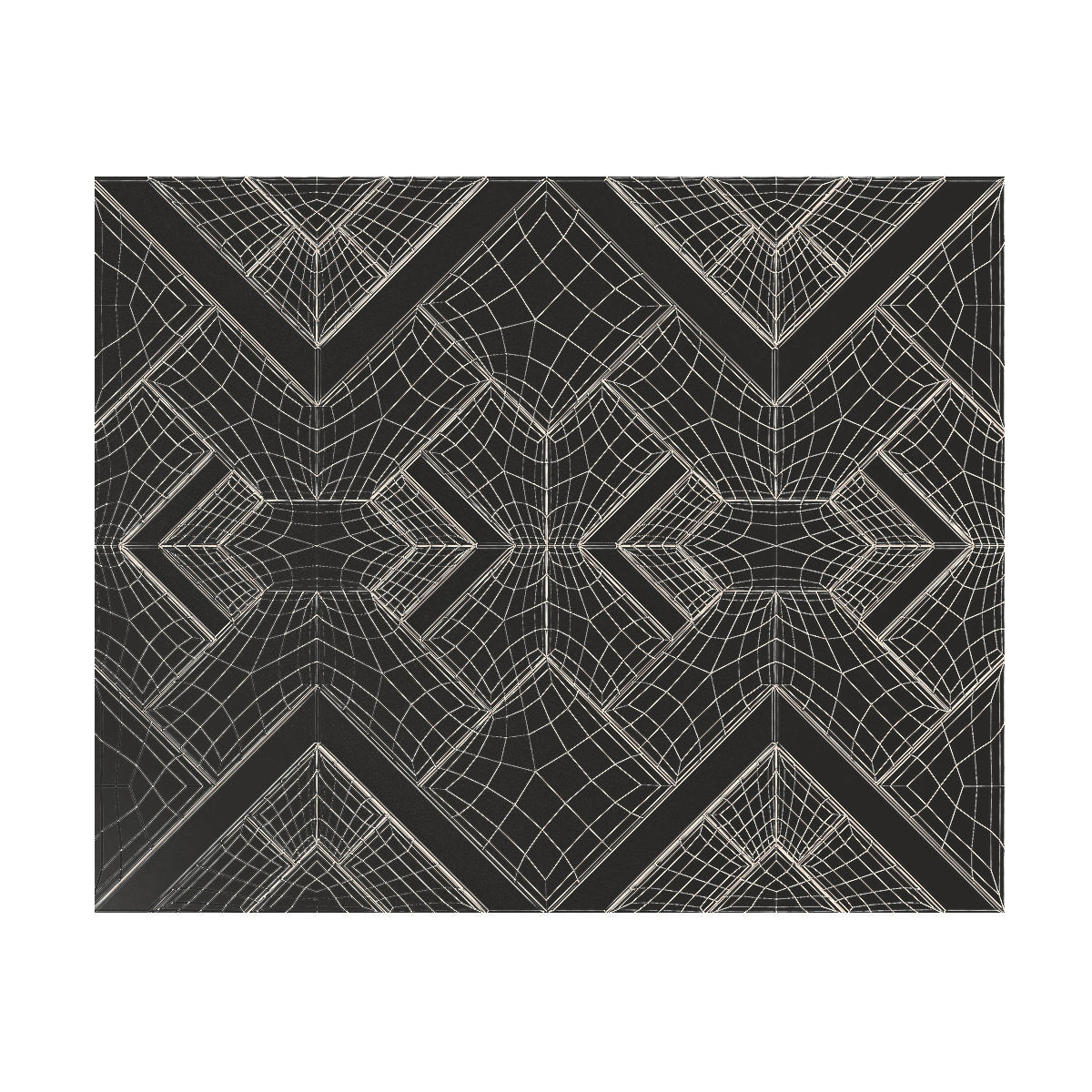 Decorative Wall 3D model_2