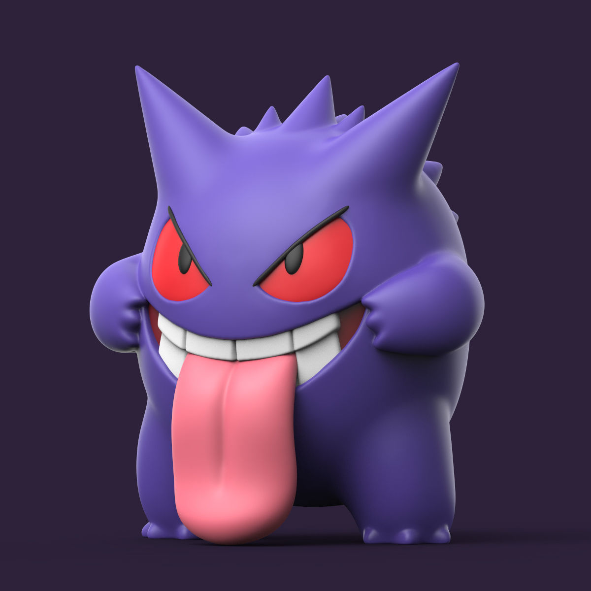 POKEMON - GENGAR 3D print model_1