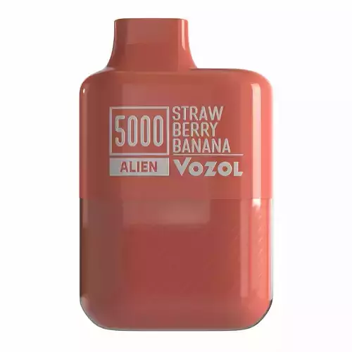 Vozol Alien 5000 Strawberry Banana - 4K PBR Low-poly 3D model