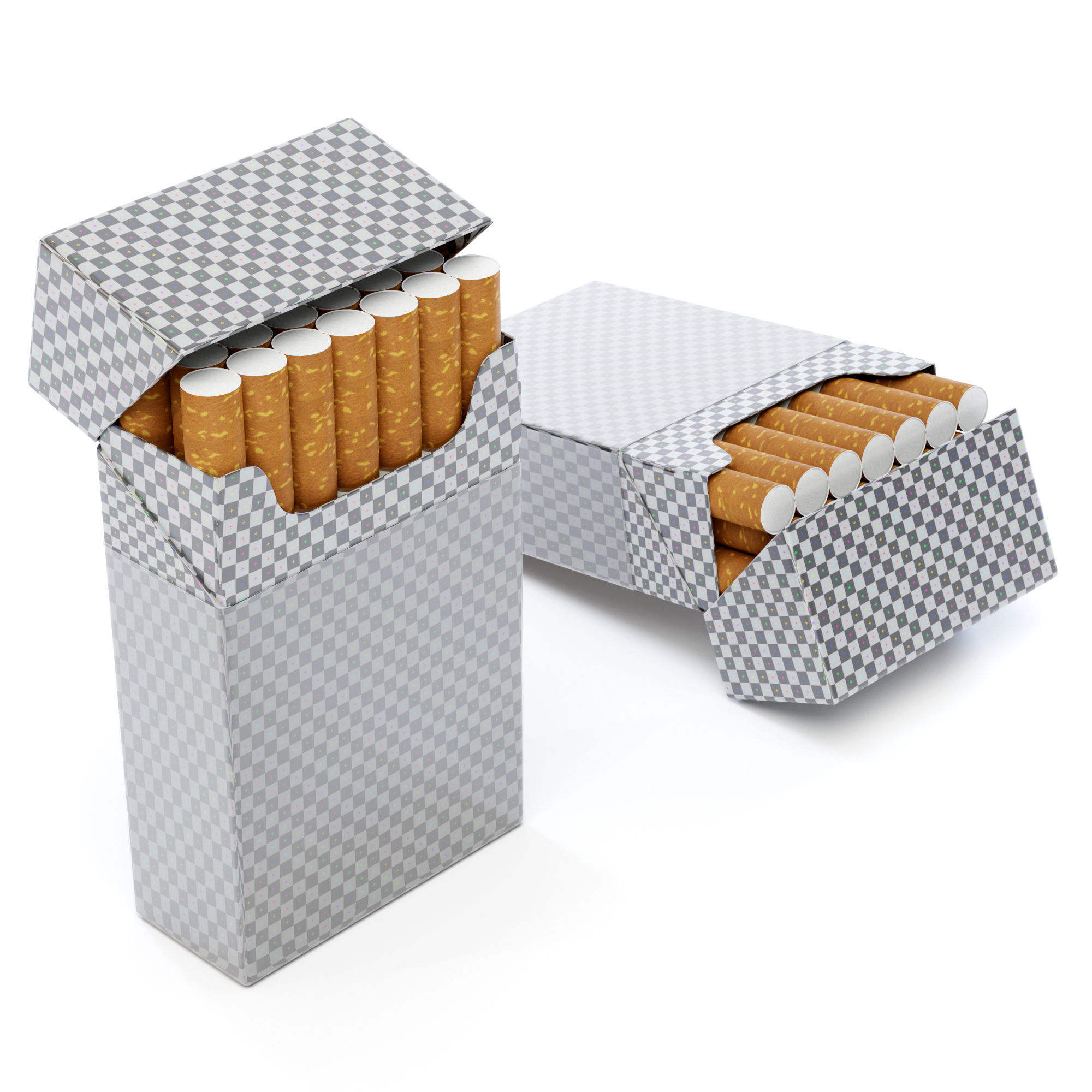 Cigarettes Pack 3D model_1