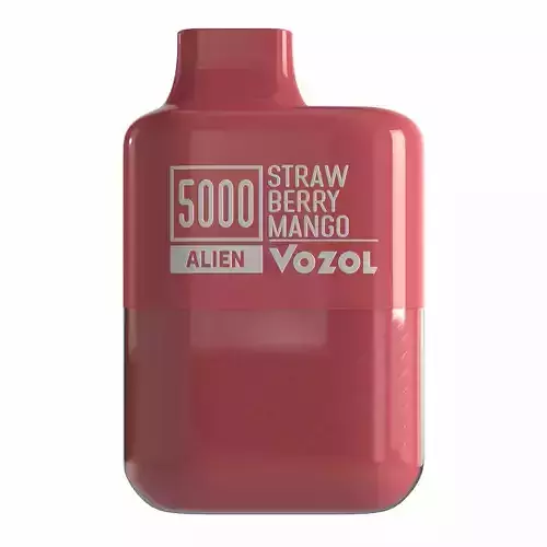Vozol Alien 5000 Strawberry Mango - 4K PBR Low-poly 3D model