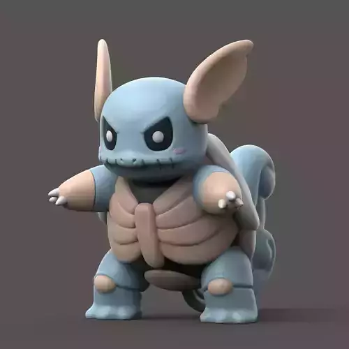 POKEMON - HALLOWEEN WARTORTLE 3D print model