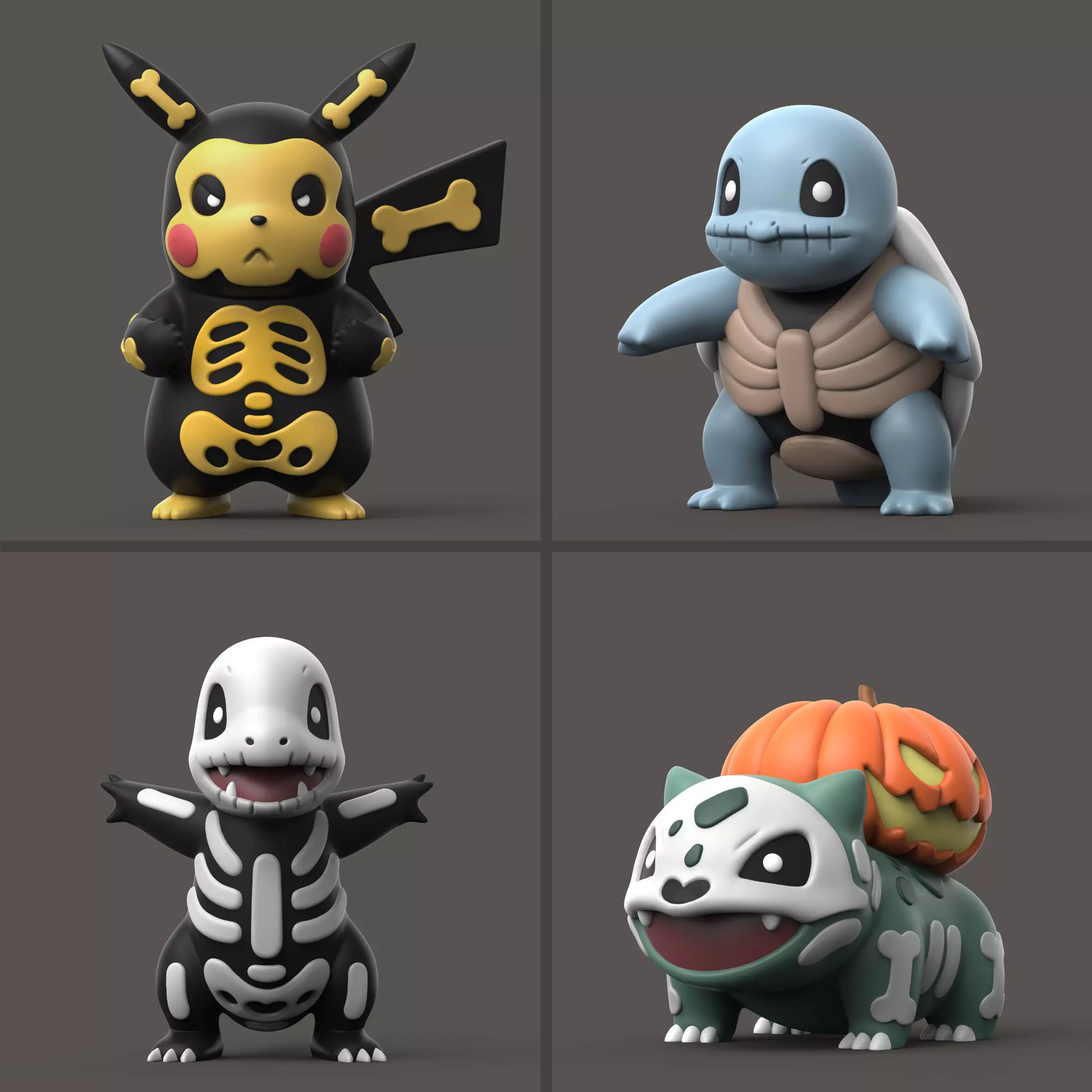 POKEMON - HALLOWEEN PACK 3D print model_0
