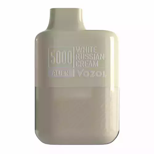 Vozol Alien 5000 White Russian Cream - 4K PBR  Low-poly 3D model