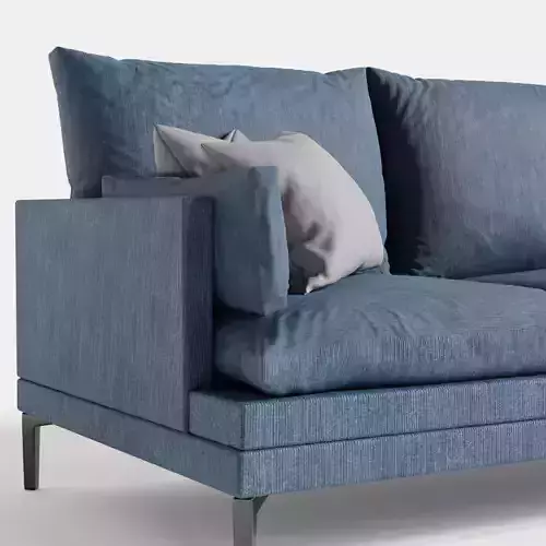 Living Room Sofa with Pillows 