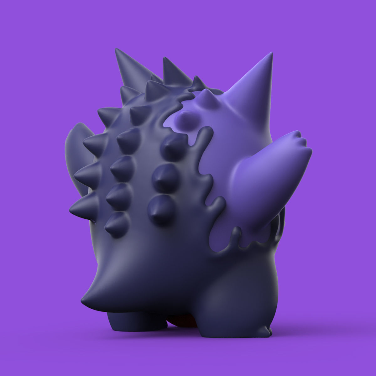 POKEMON - VENOM x GENGAR 3D print model_2