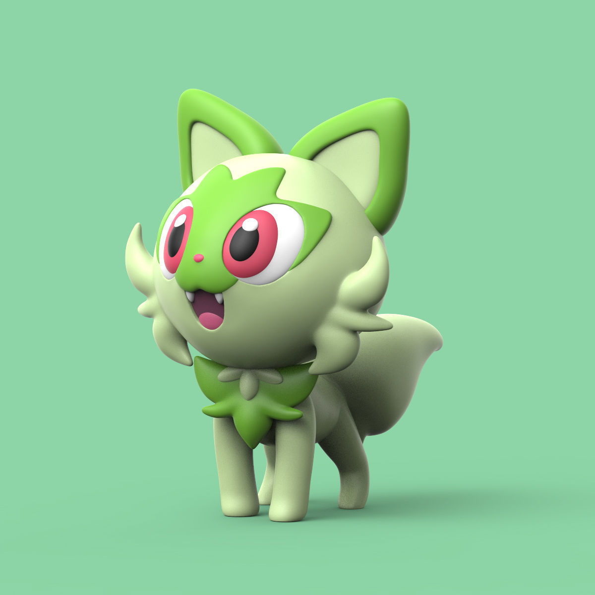 POKEMON - SPRIGATITO PACK 3D print model_4