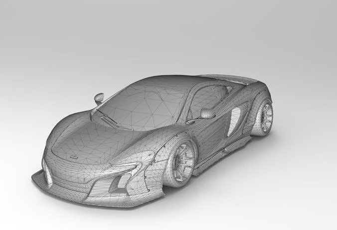 Mclaren 650s 2015 Libery walk 3D model
