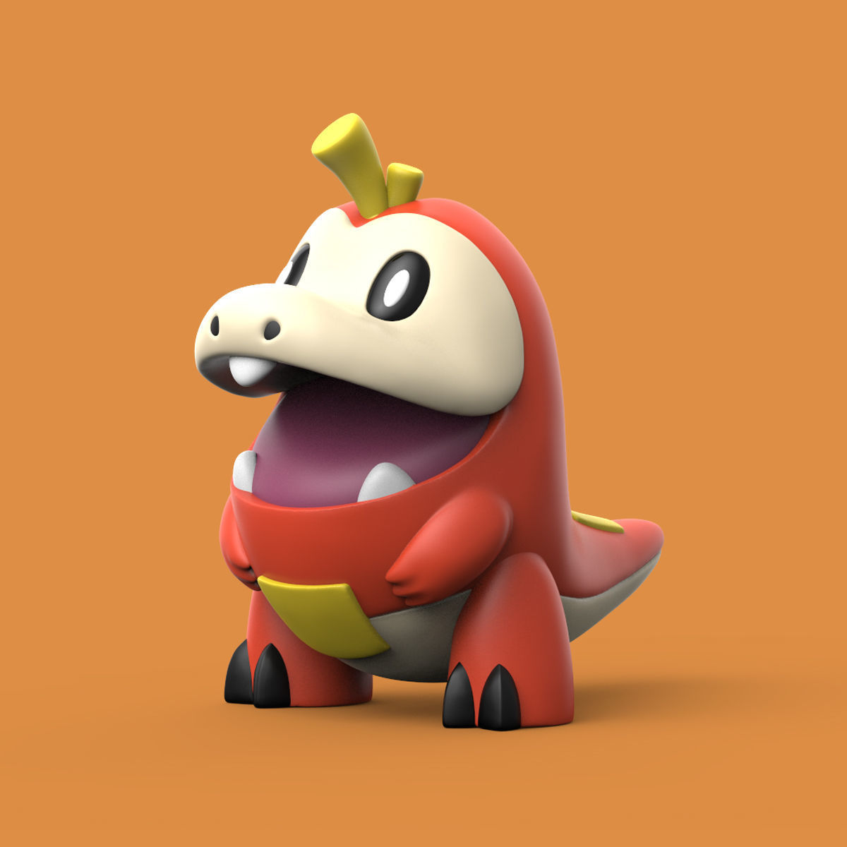 POKEMON - FUECOCO SPRIGATITO QUAXLY 3D print model_2