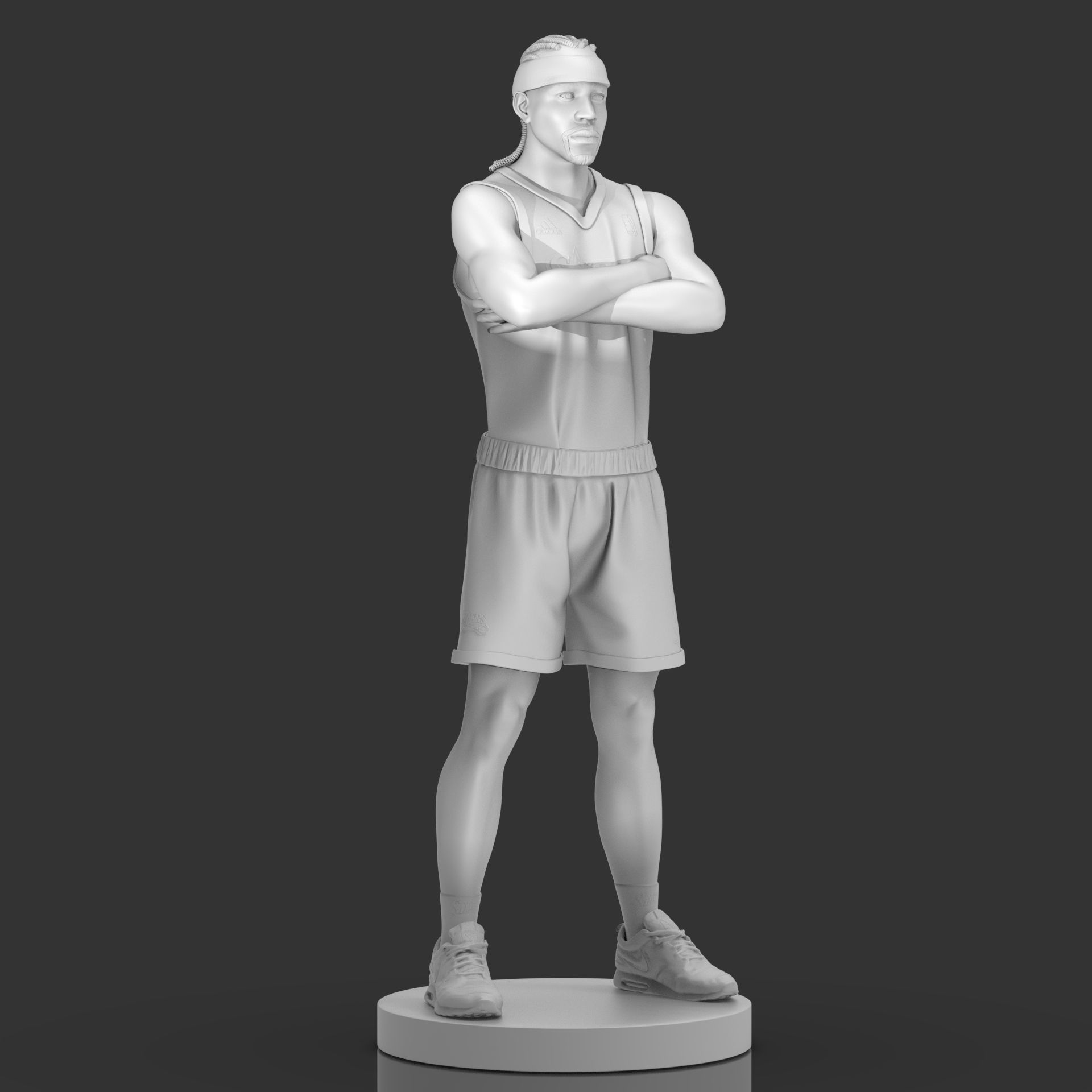 Allen Iverson 3D Printable 3D print model_22
