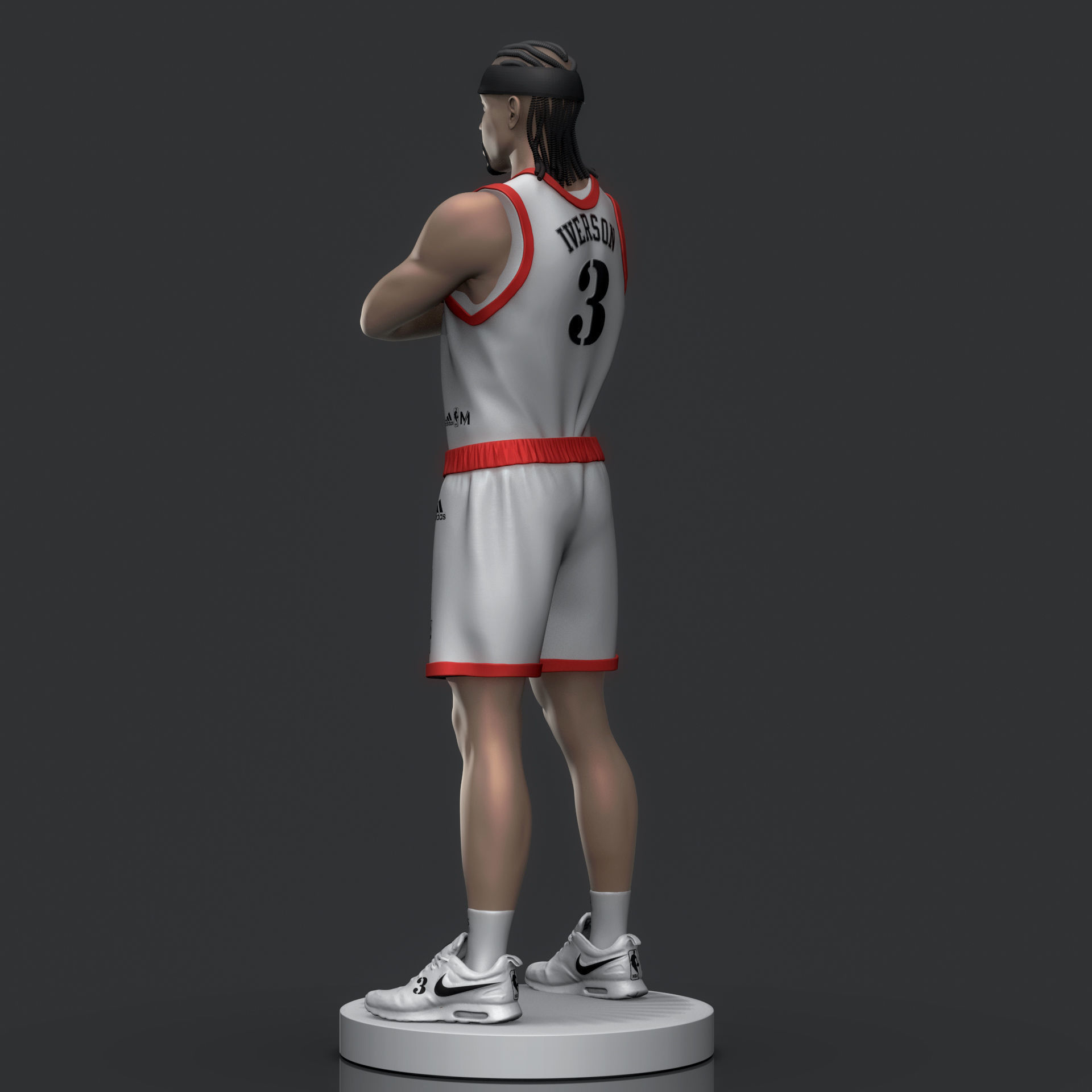 Allen Iverson 3D Printable 3D print model_6