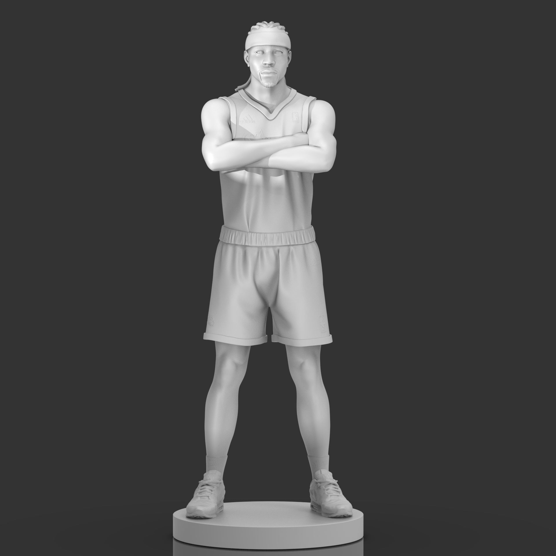 Allen Iverson 3D Printable 3D print model_16