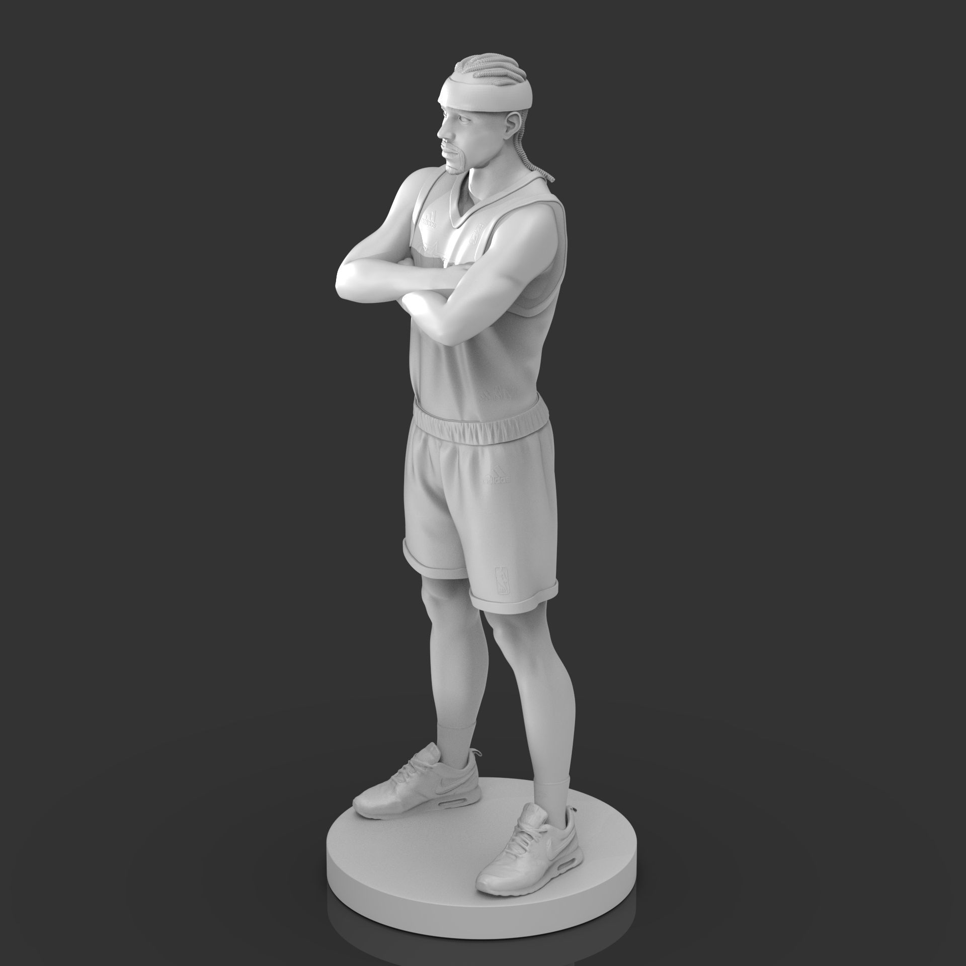 Allen Iverson 3D Printable 3D print model_25