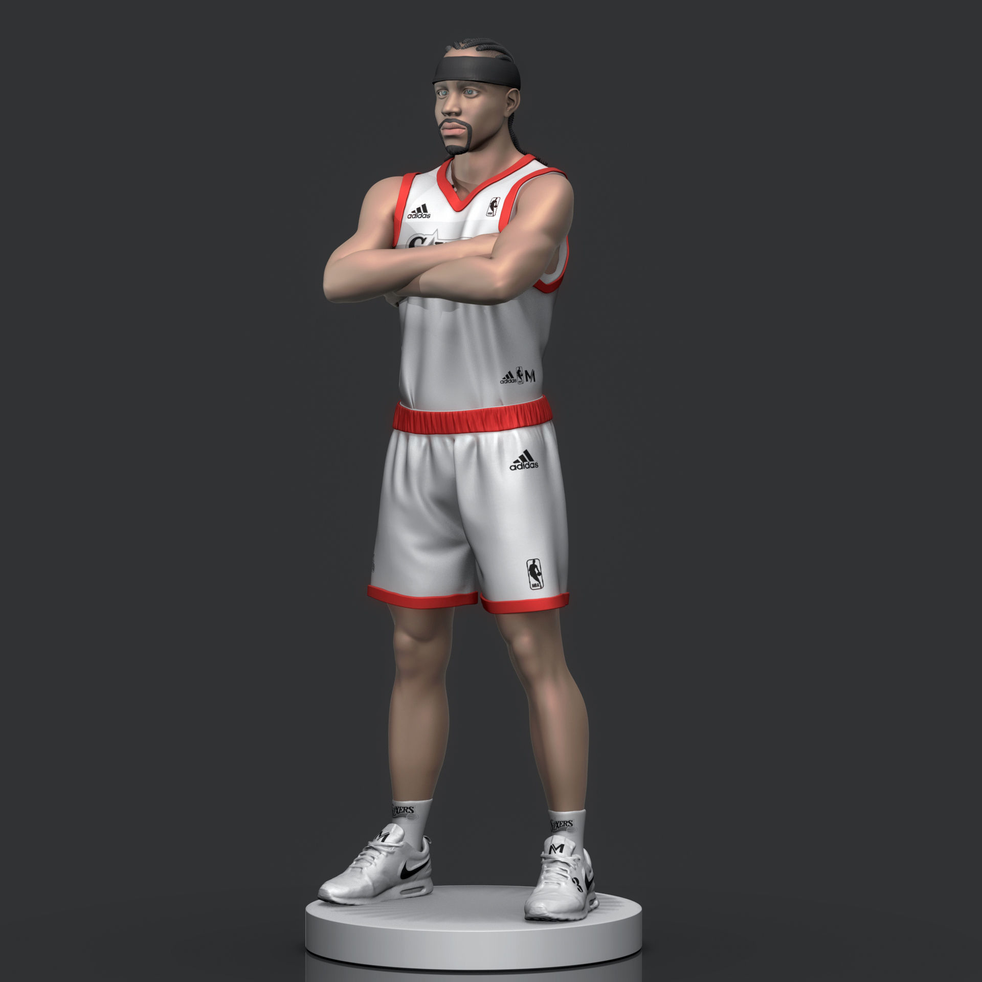 Allen Iverson 3D Printable 3D print model_4