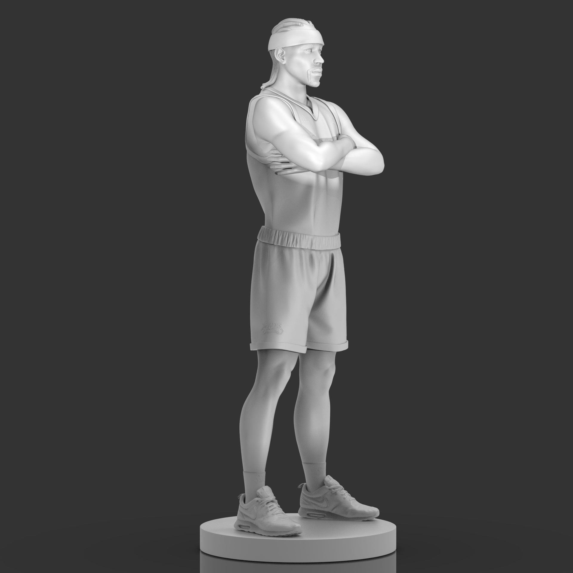 Allen Iverson 3D Printable 3D print model_21