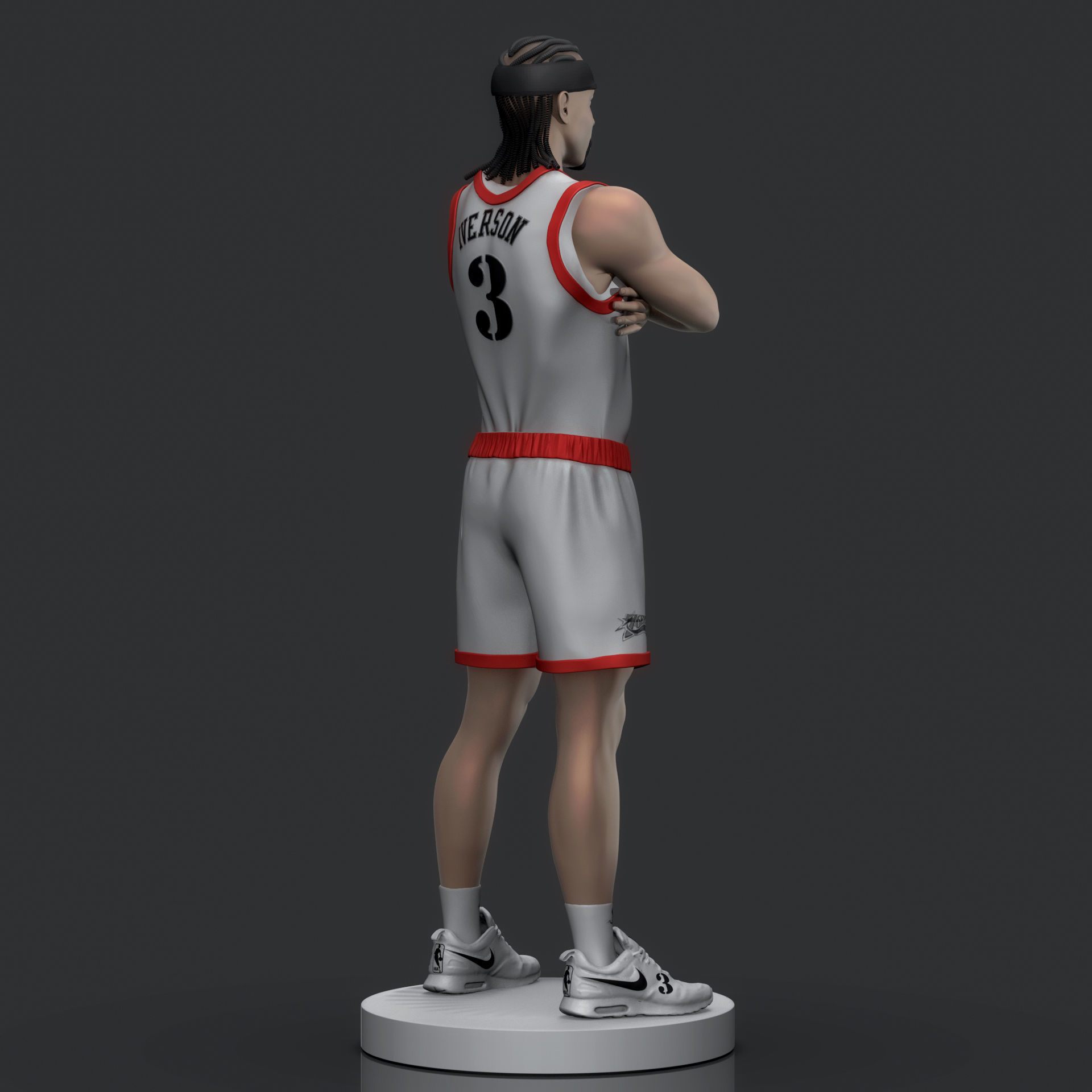 Allen Iverson 3D Printable 3D print model_7