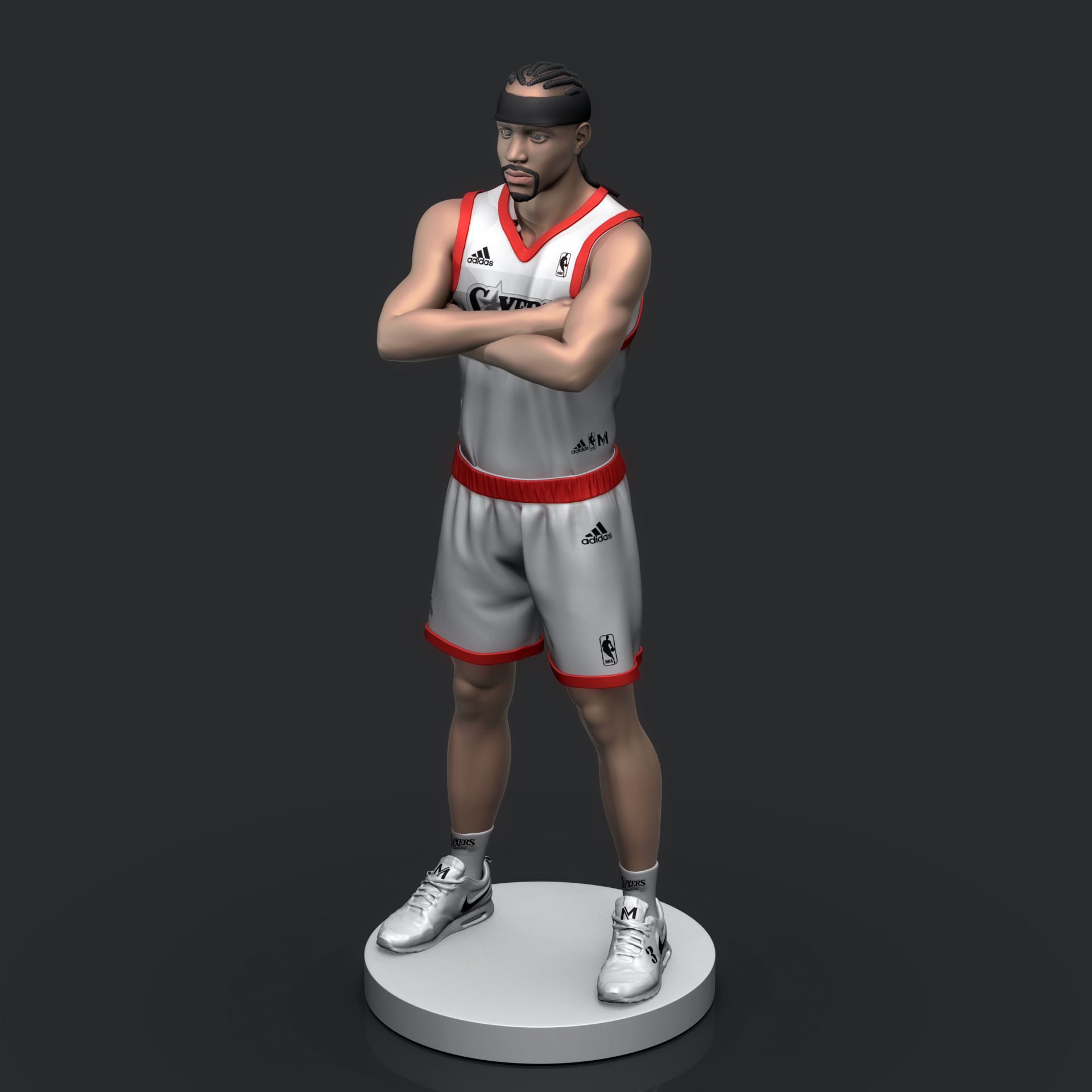 Allen Iverson 3D Printable 3D print model_11