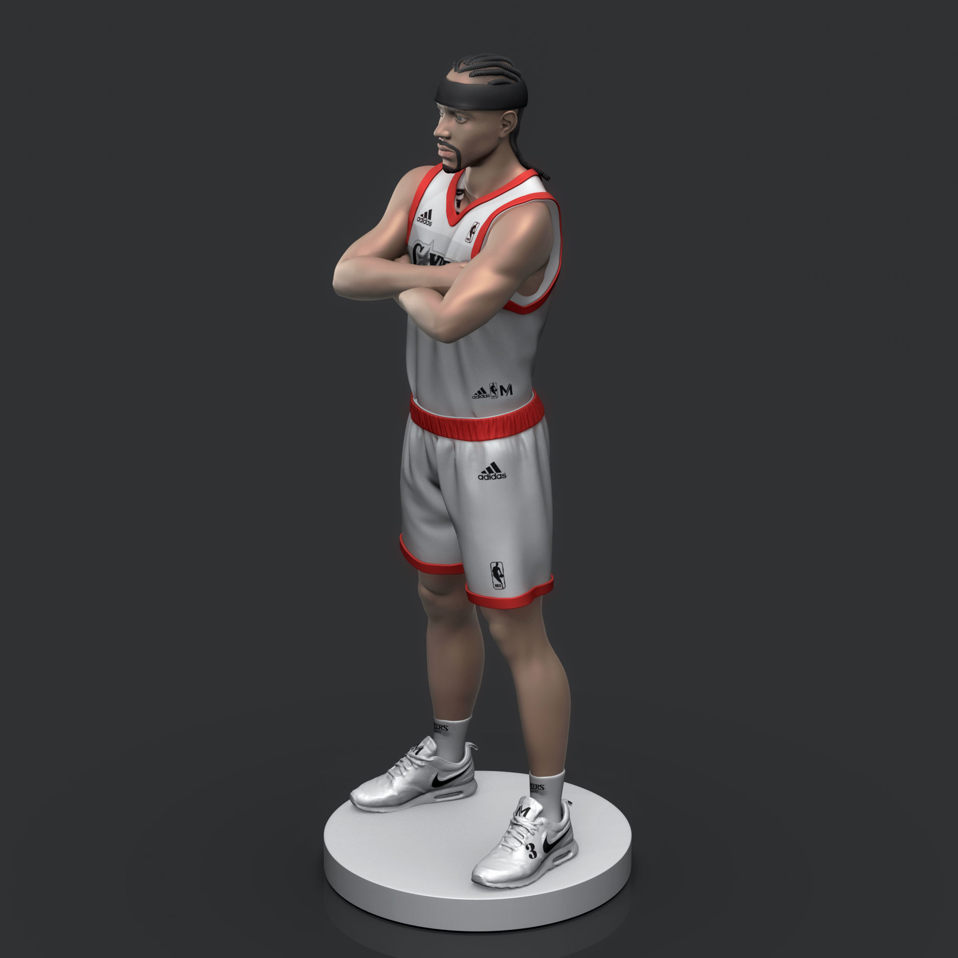 Allen Iverson 3D Printable 3D print model_12