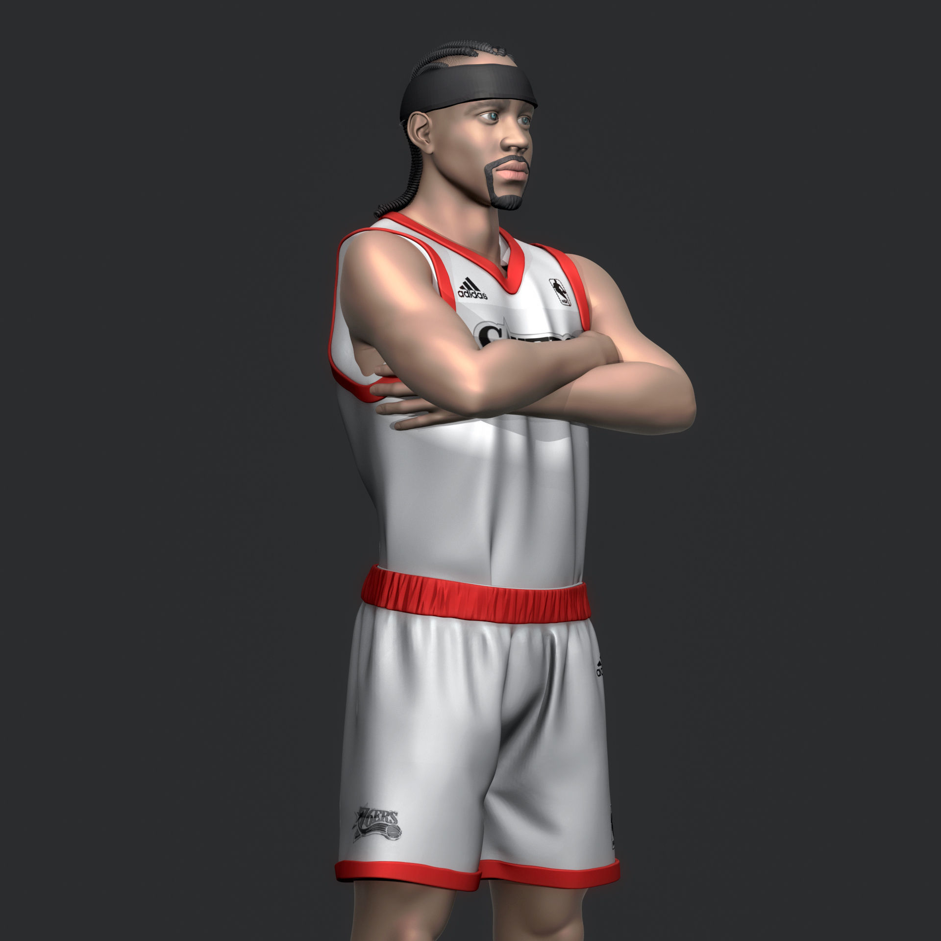 Allen Iverson 3D Printable 3D print model_15