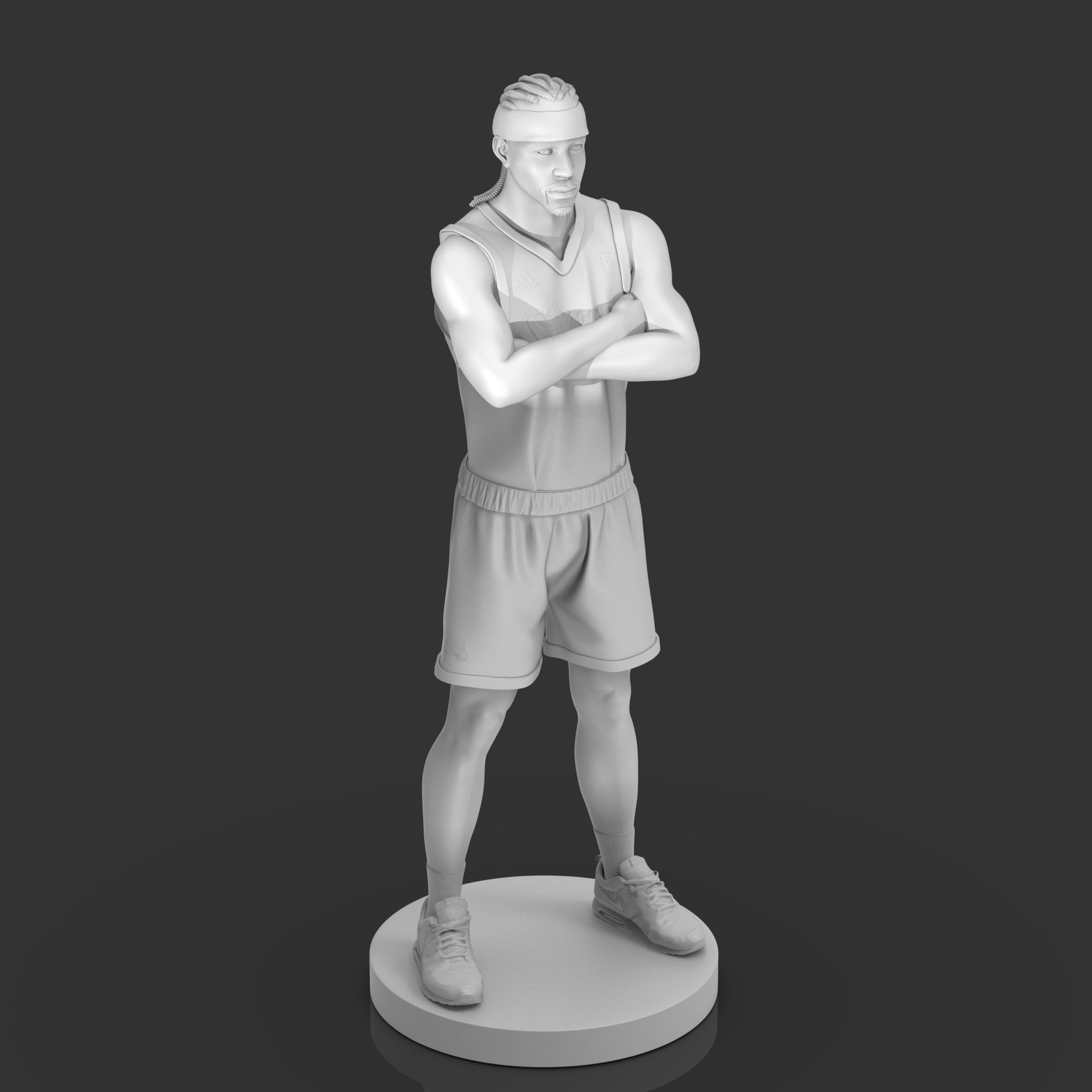 Allen Iverson 3D Printable 3D print model_23