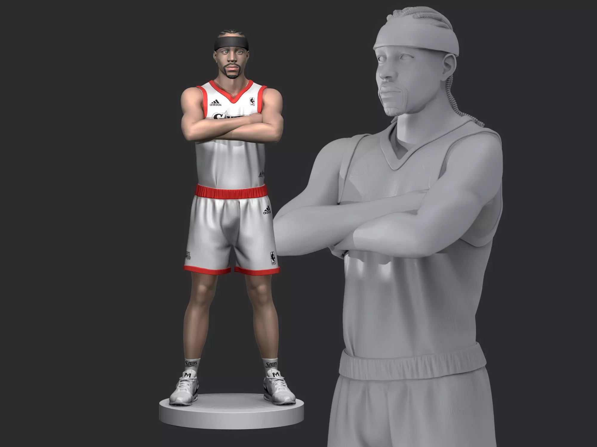 Allen Iverson 3D Printable 3D print model_0