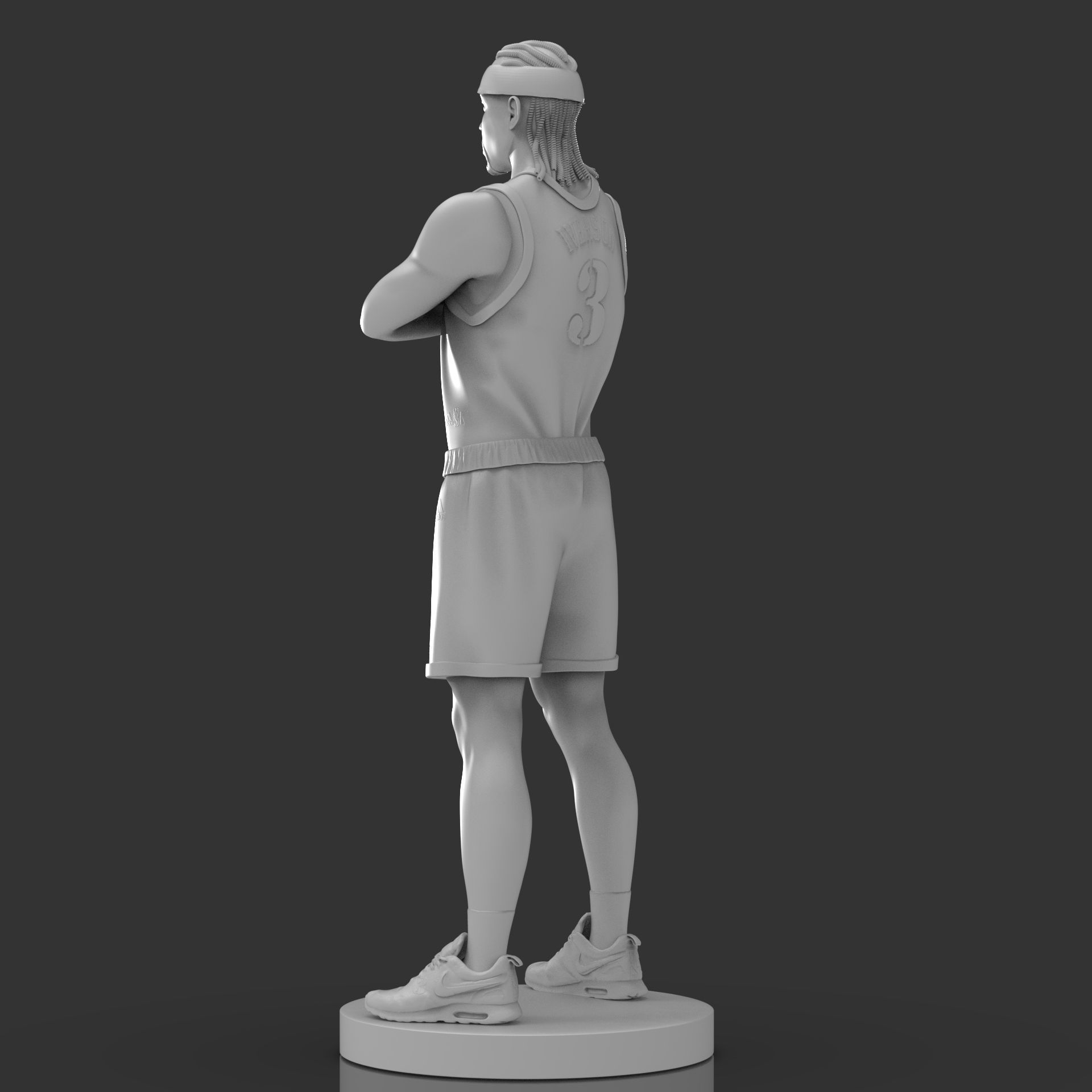 Allen Iverson 3D Printable 3D print model_19