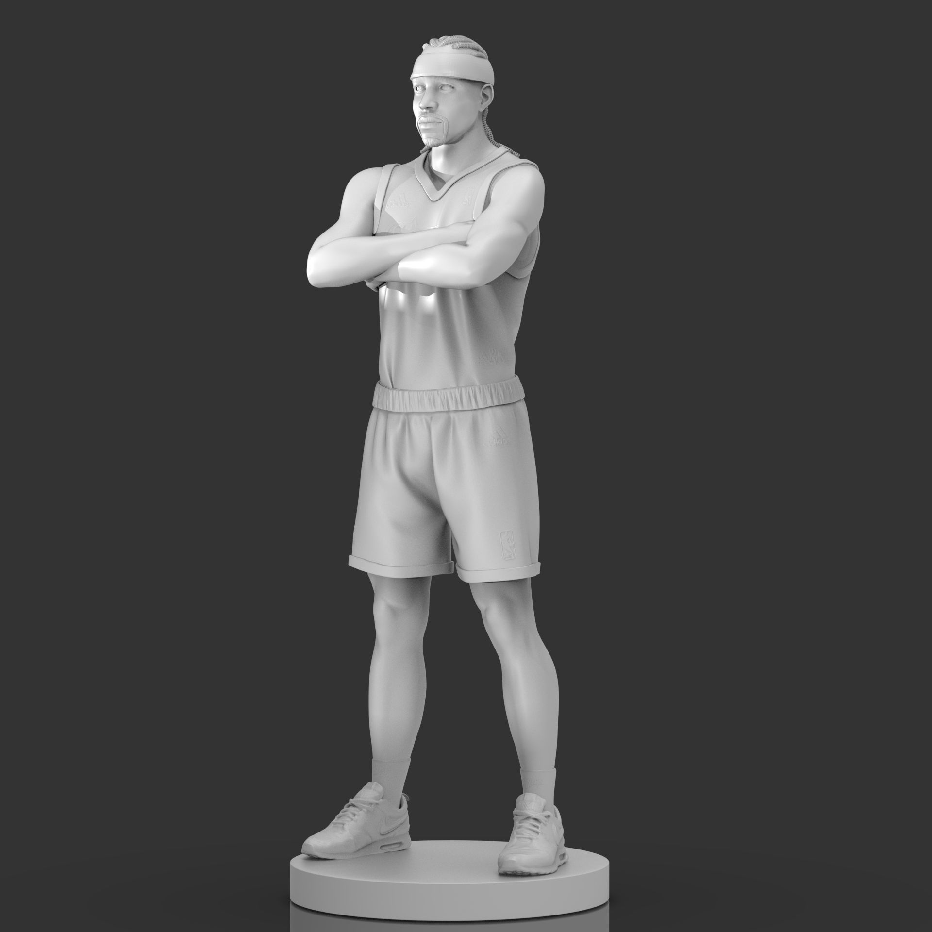 Allen Iverson 3D Printable 3D print model_17