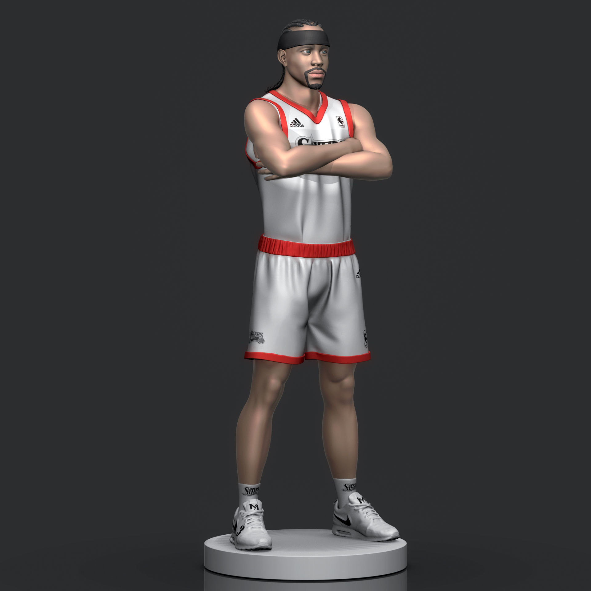 Allen Iverson 3D Printable 3D print model_9