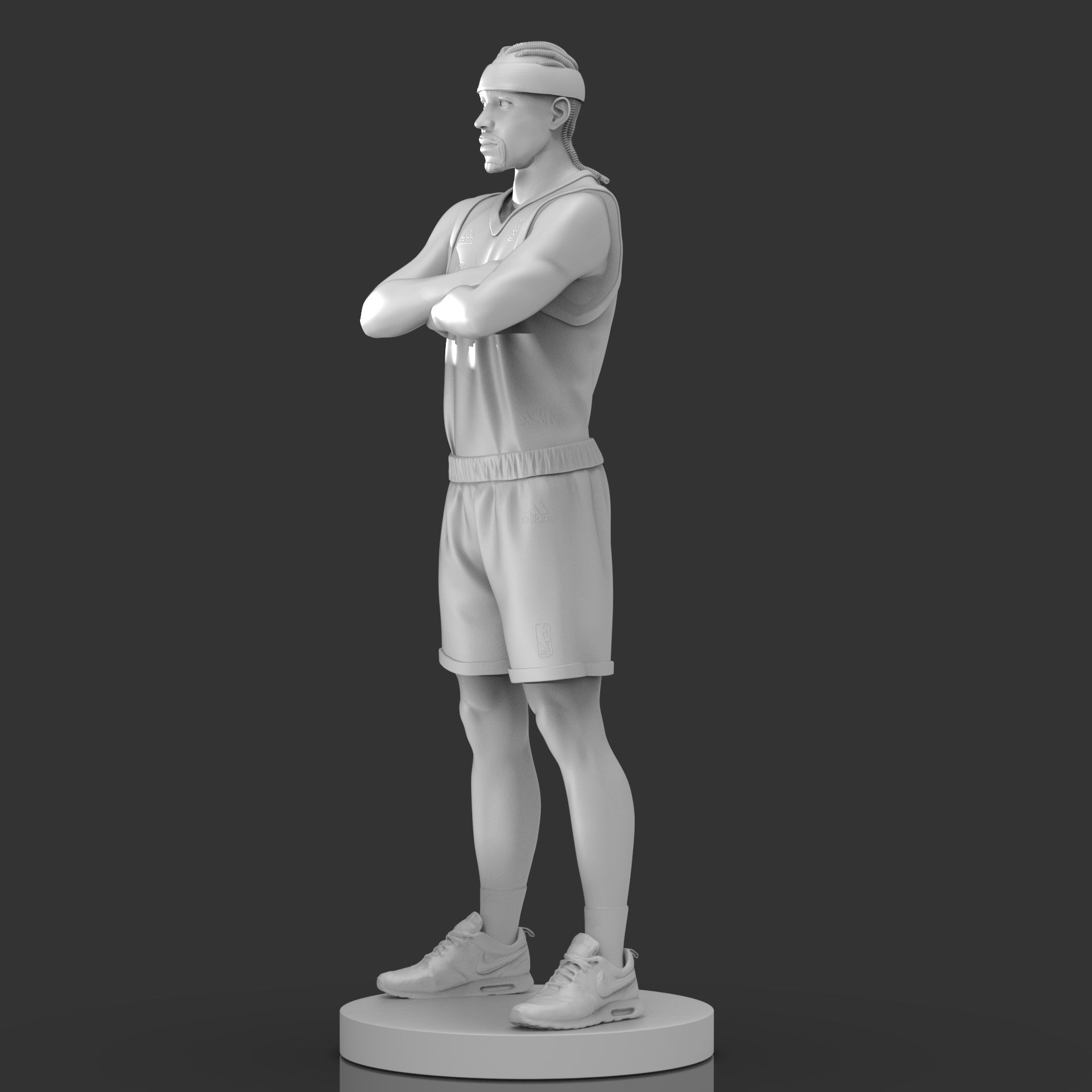 Allen Iverson 3D Printable 3D print model_18