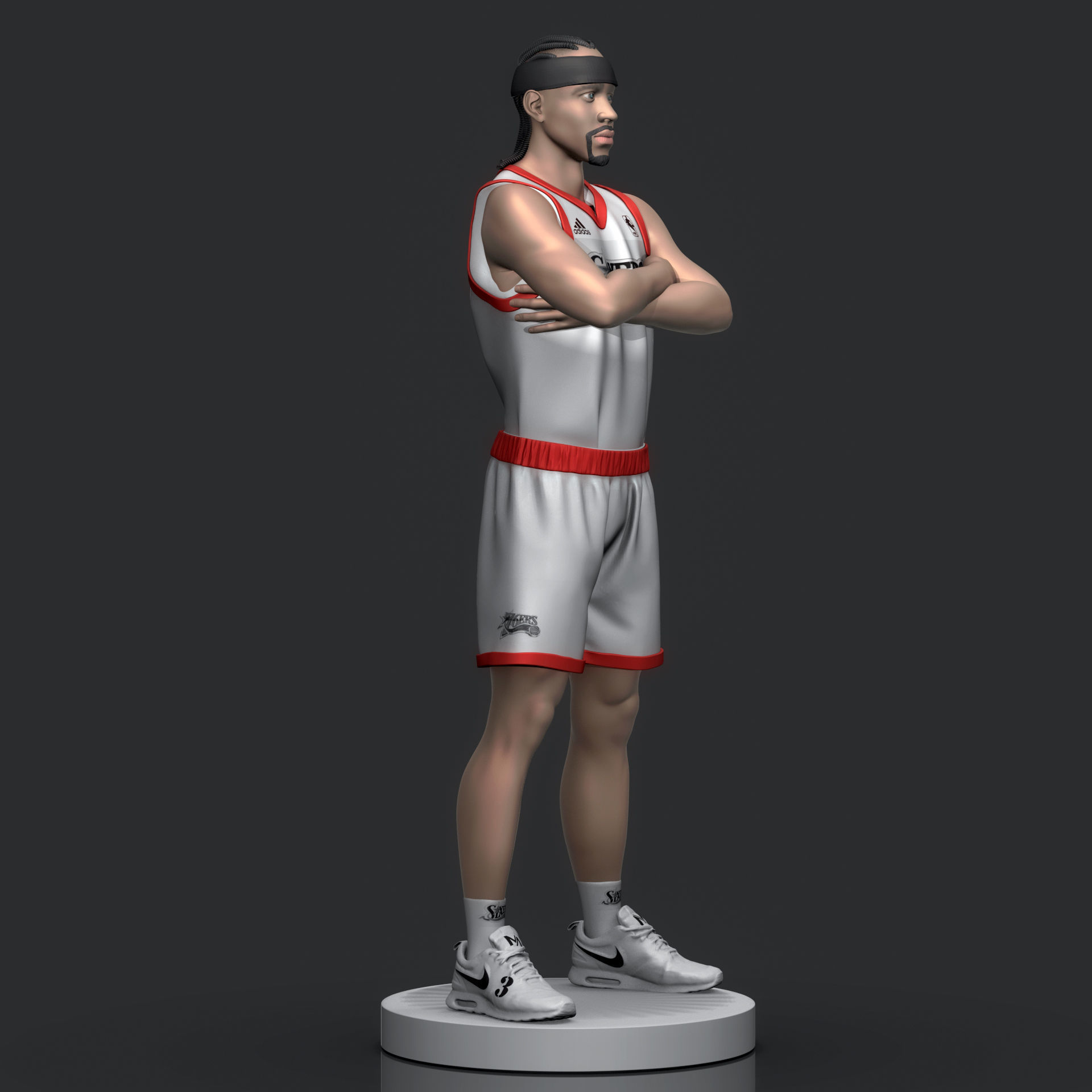 Allen Iverson 3D Printable 3D print model_8