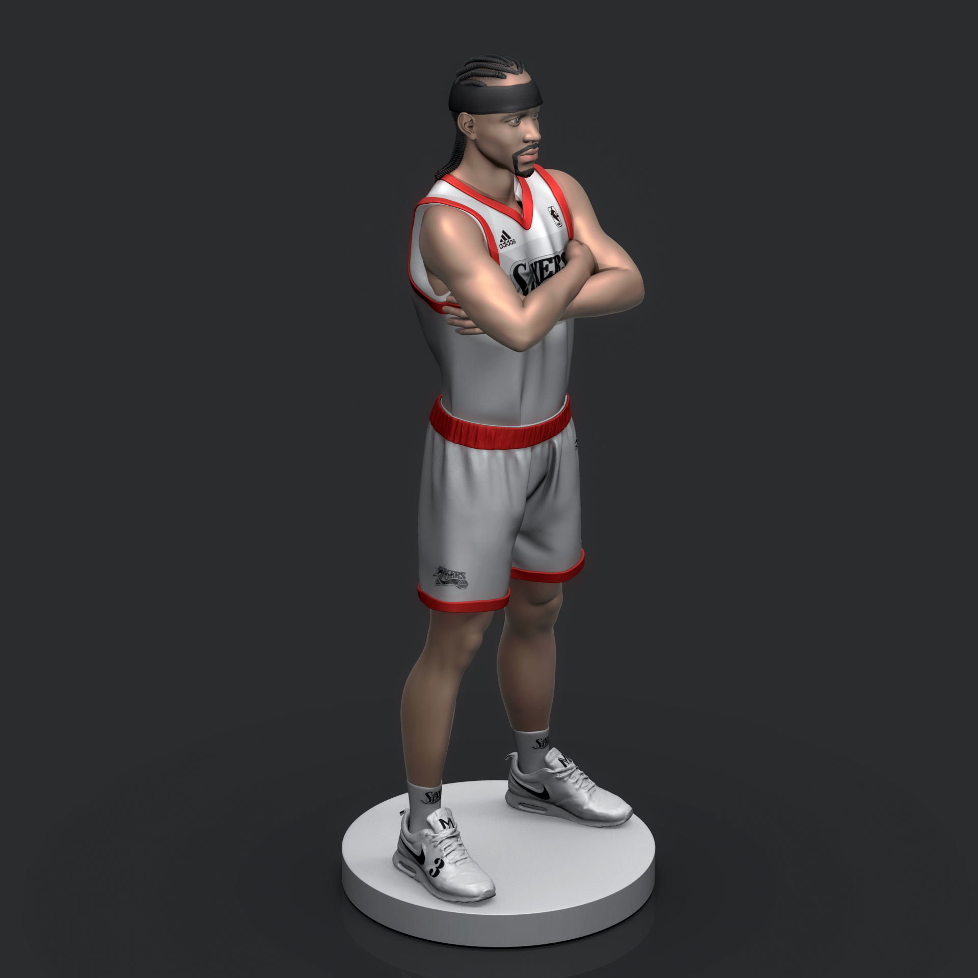 Allen Iverson 3D Printable 3D print model_13