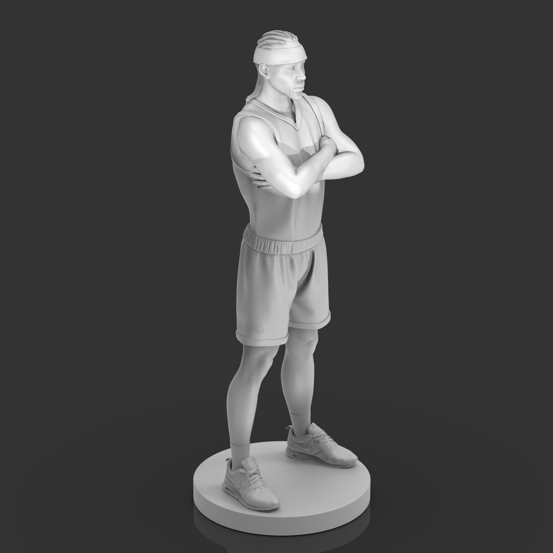 Allen Iverson 3D Printable 3D print model_26