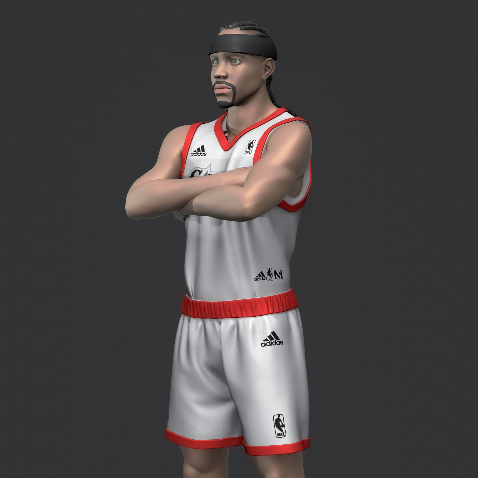 Allen Iverson 3D Printable 3D print model_14