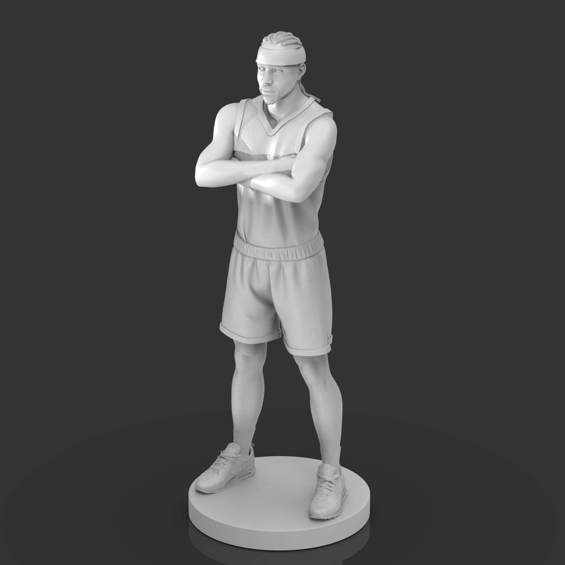 Allen Iverson 3D Printable 3D print model_24