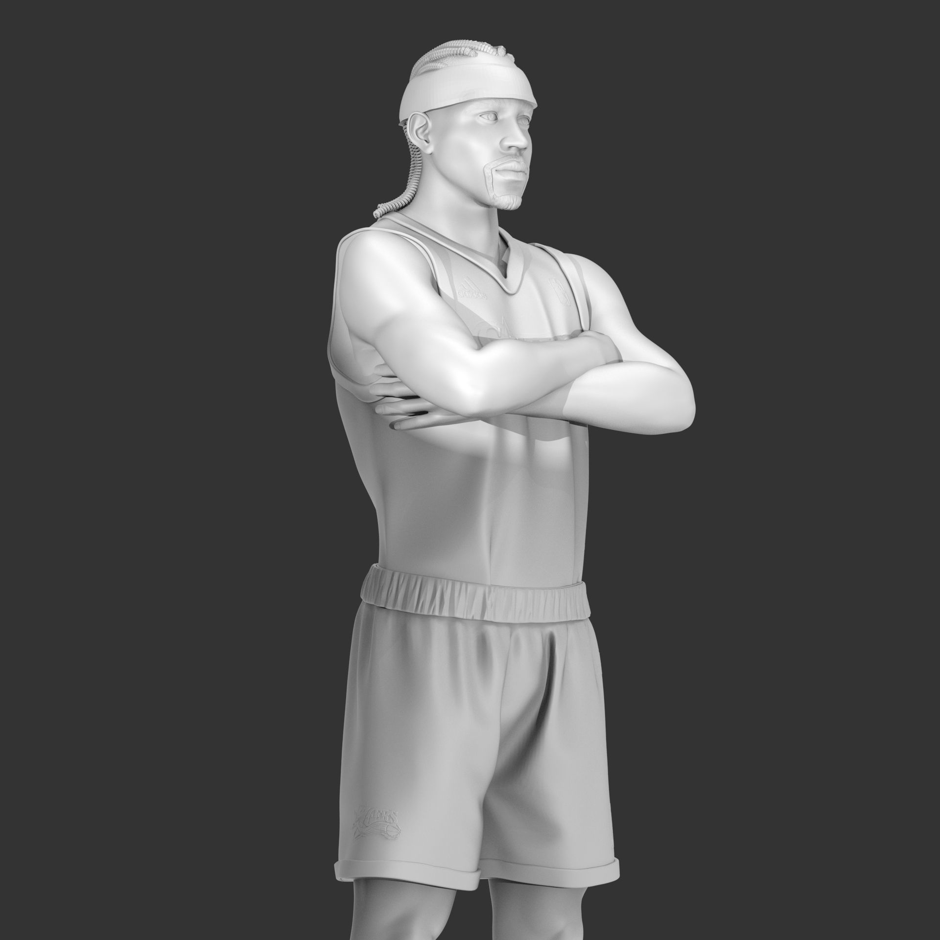 Allen Iverson 3D Printable 3D print model_28