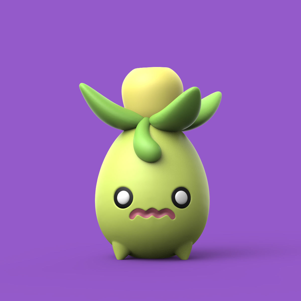 SCARLET AND VIOLET POKEMON - PAWMI LECHONK SMOLIV 3D print model_3