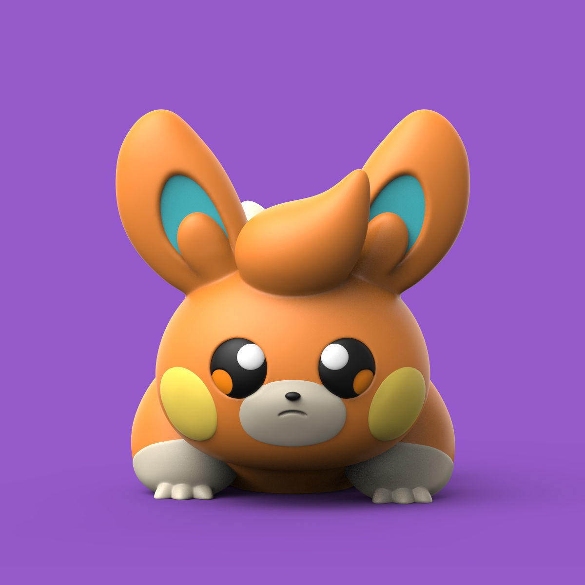 SCARLET AND VIOLET POKEMON - PAWMI LECHONK SMOLIV 3D print model_2