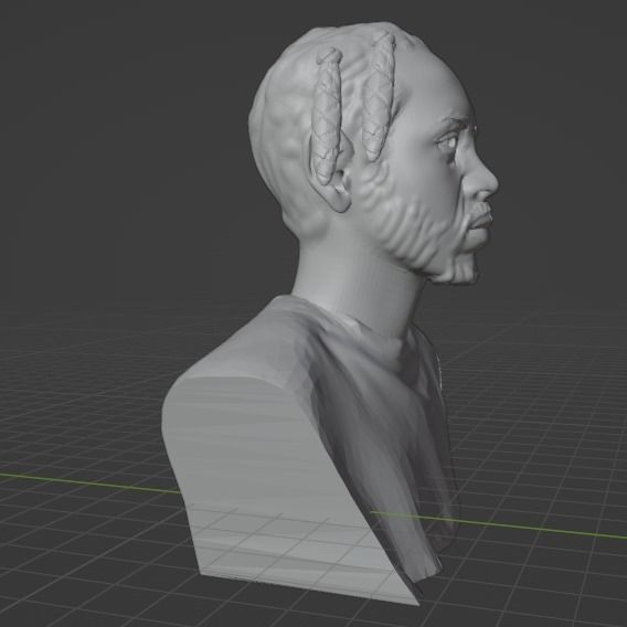 Kendrick Lamar 3D print model_12