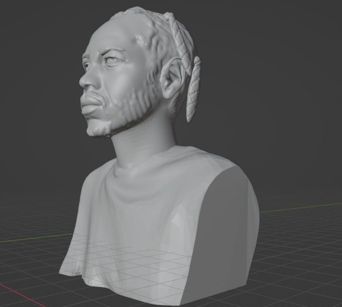 Kendrick Lamar 3D print model_17