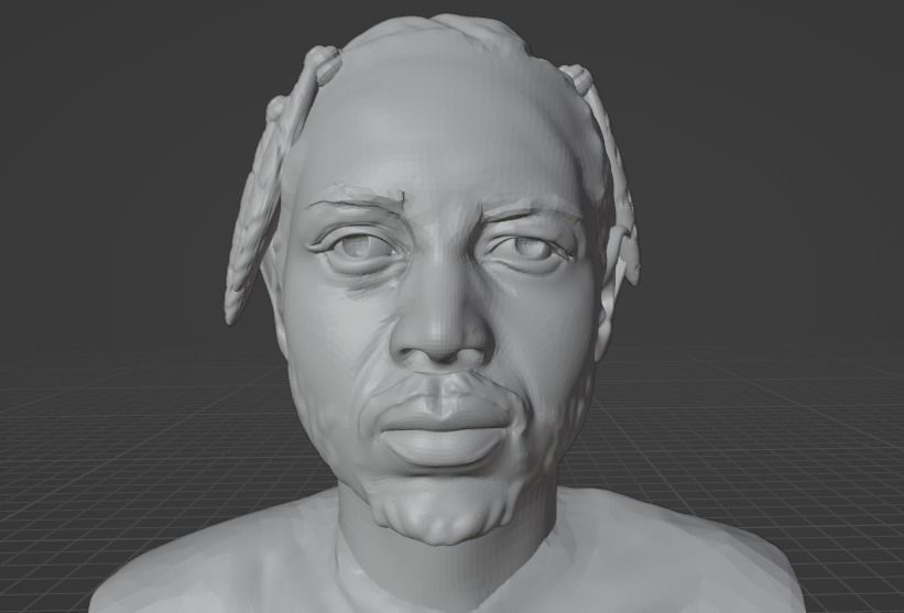 Kendrick Lamar 3D print model_11