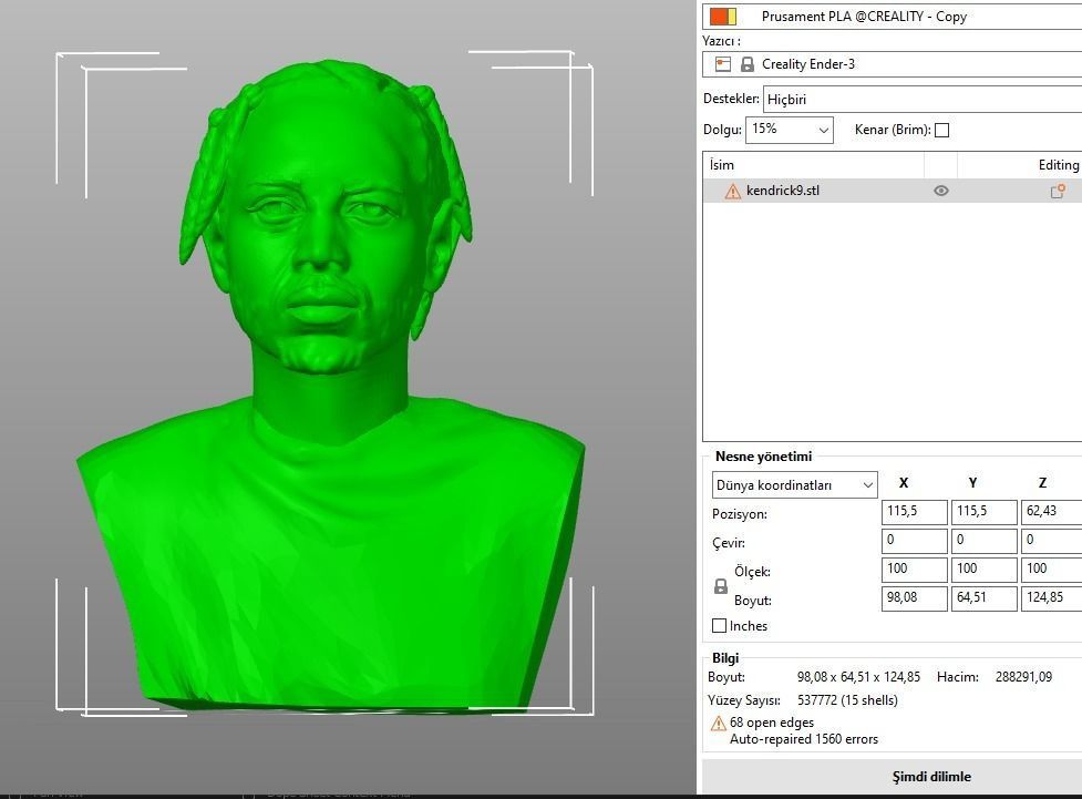 Kendrick Lamar 3D print model_1