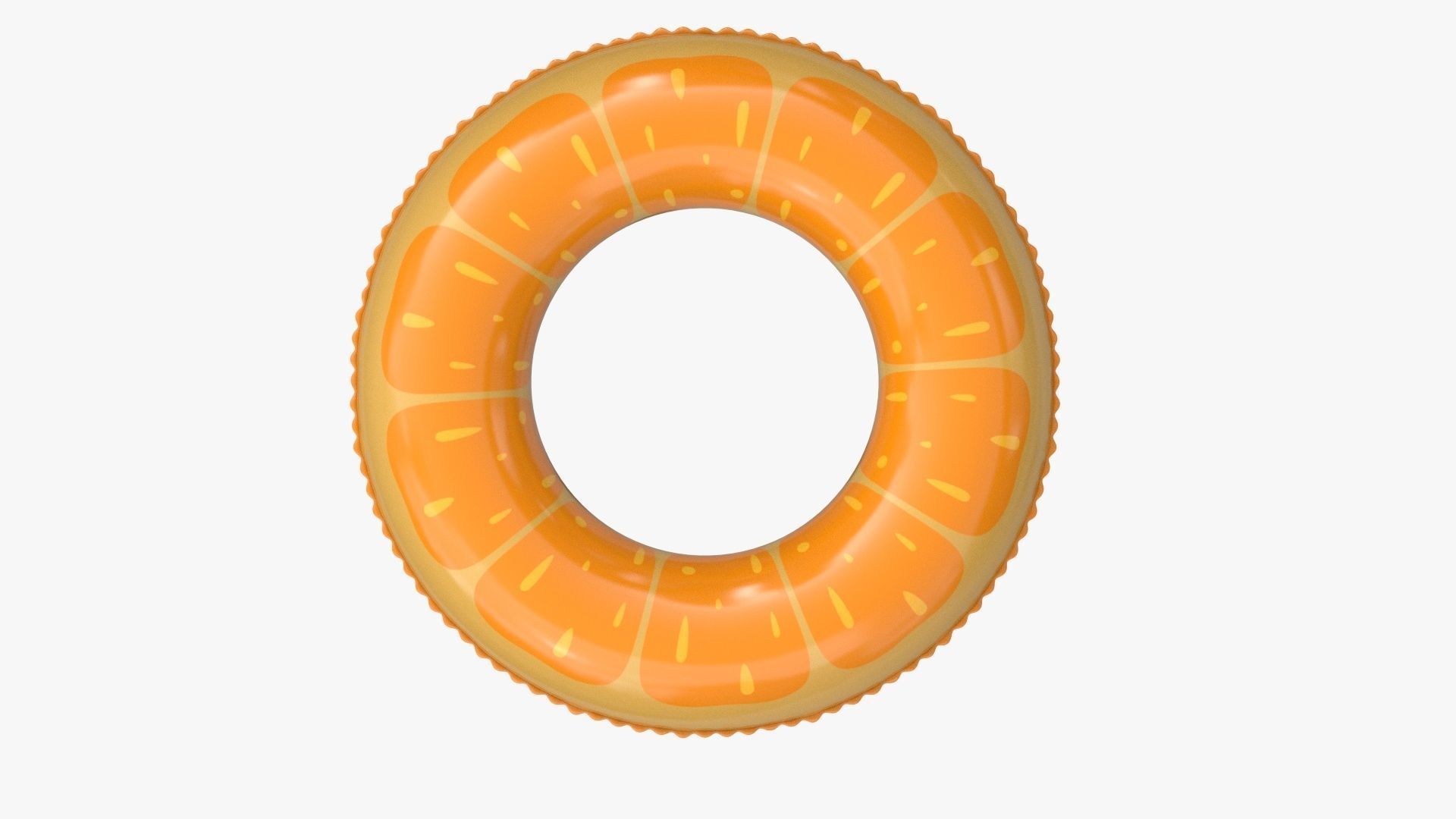 Lemon Pool Float swim ring 3D model_5