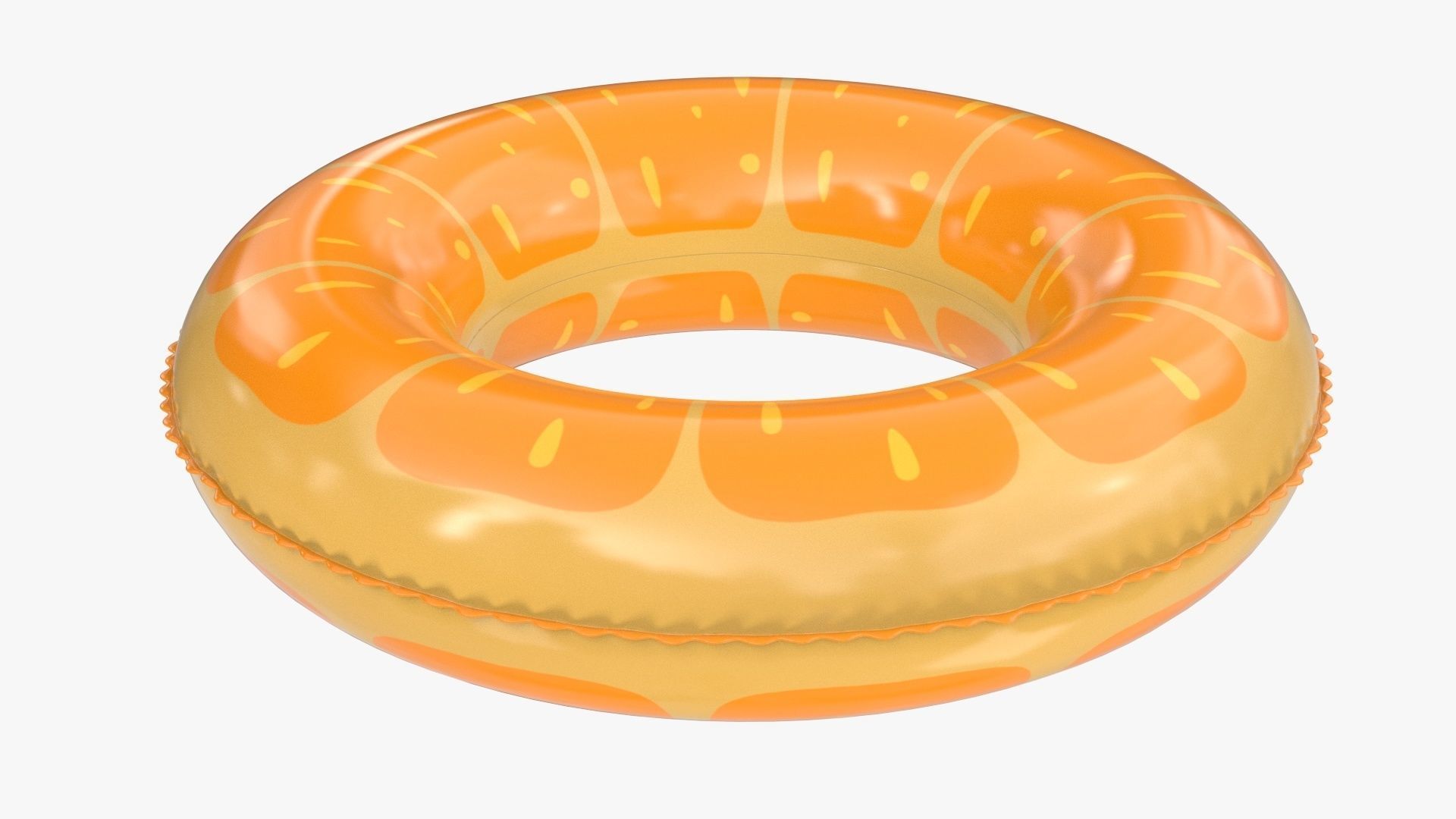 Lemon Pool Float swim ring 3D model_1