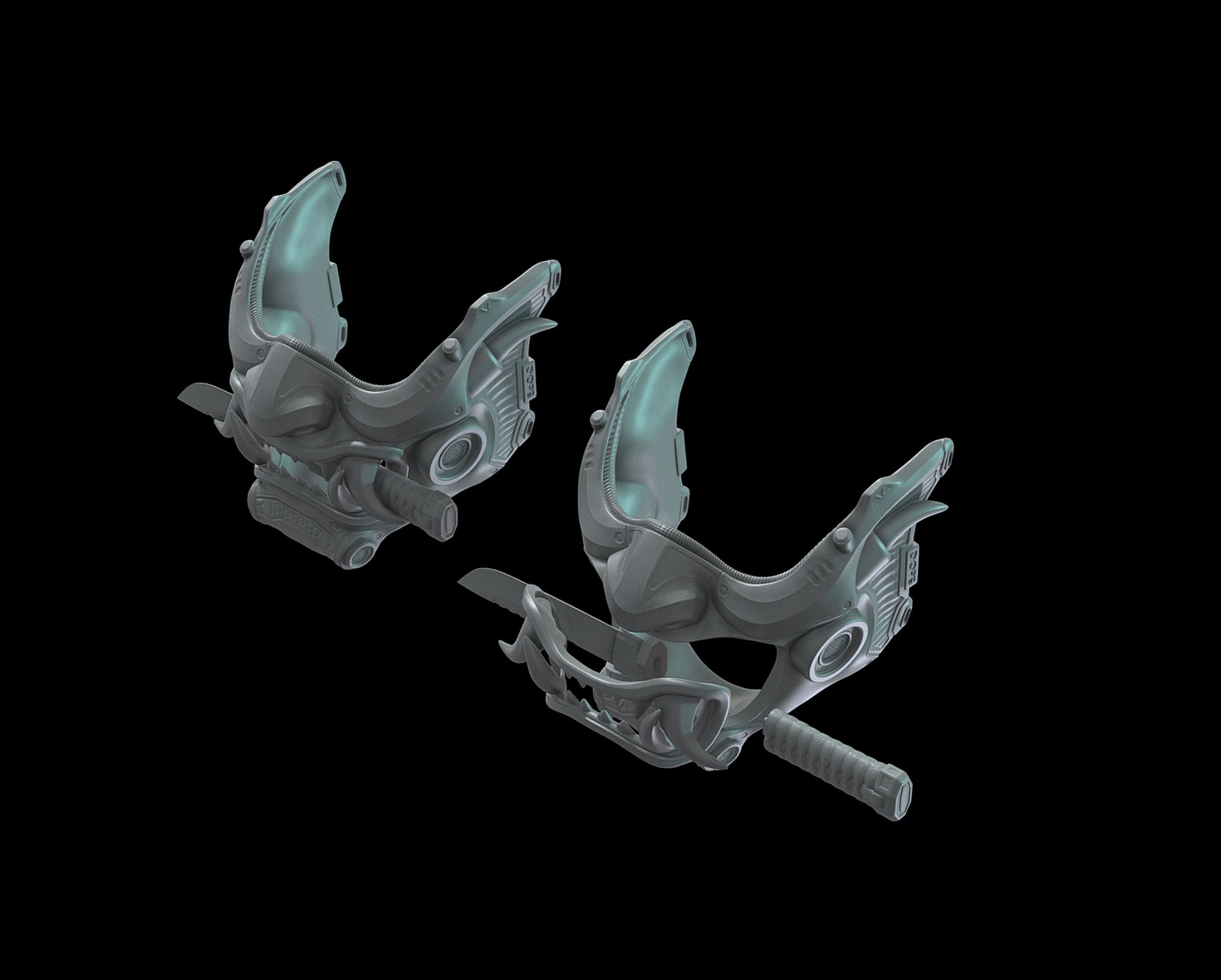 Katana Mask  3D print model_5