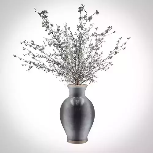 Plant vase with branches