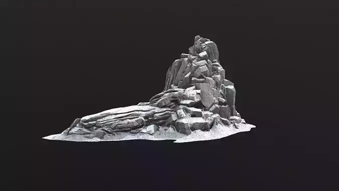 Rock Island mountains 2 snow