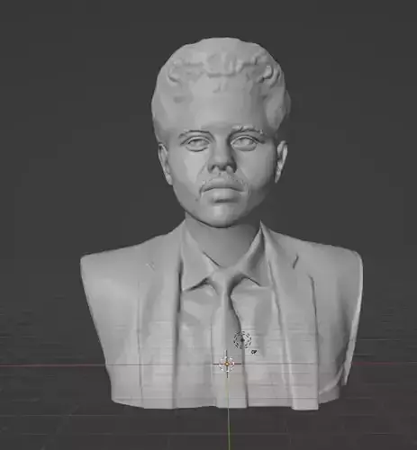The Weeknd bust 3D print model