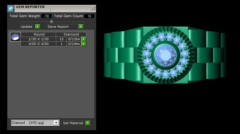Diamond Ring 3D print model_11