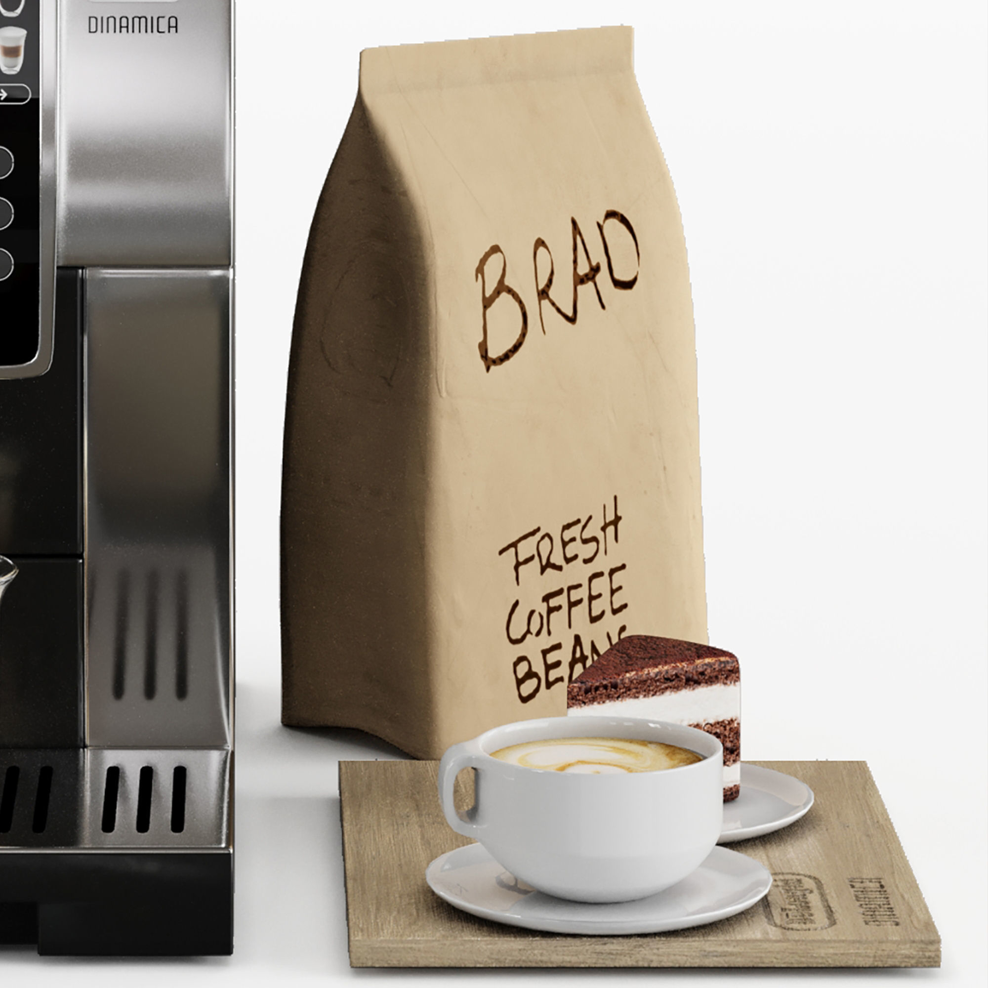 Delongi Coffee maker Dinamica 3D model_4