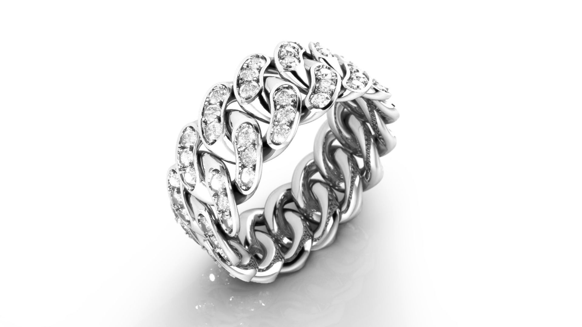 CUBAN RING S17 3D print model_8